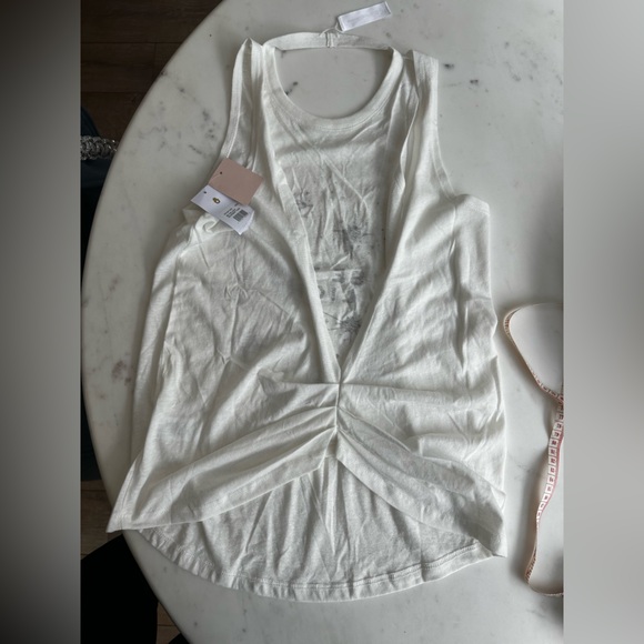 Spiritual Gangster | XS low back tank top with bronze stars be the light NWT - Picture 3 of 7